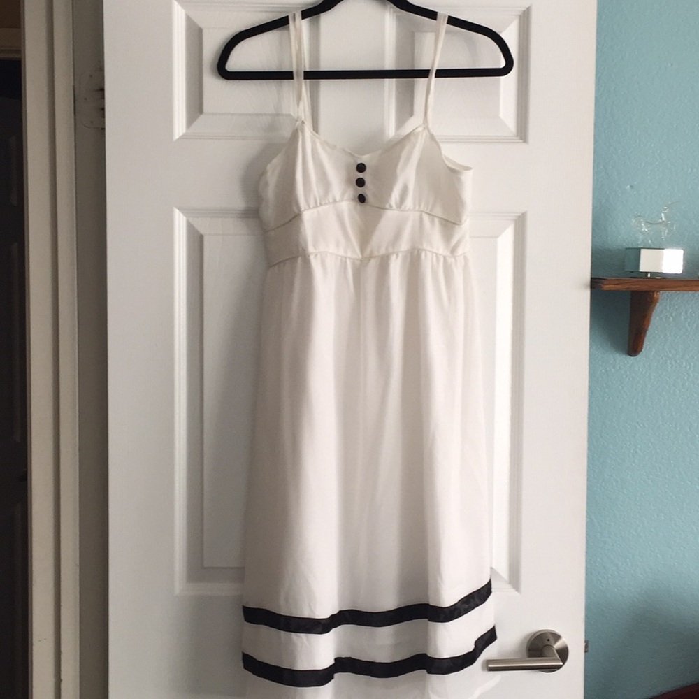 🆕  TULLE  White and Black Dress